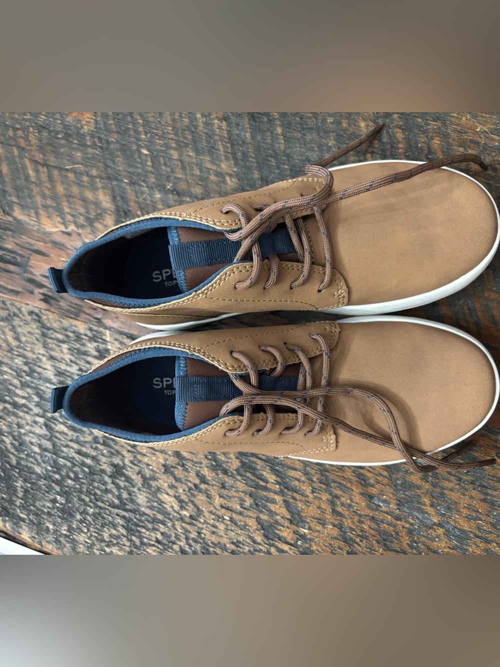 Sperry Boys chukka boots size 3